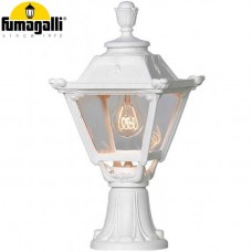 Φωτιστικό Κολωνάκι με ντουί E27 47cm Ρητίνης Λευκό IP55 Fumagalli Golia